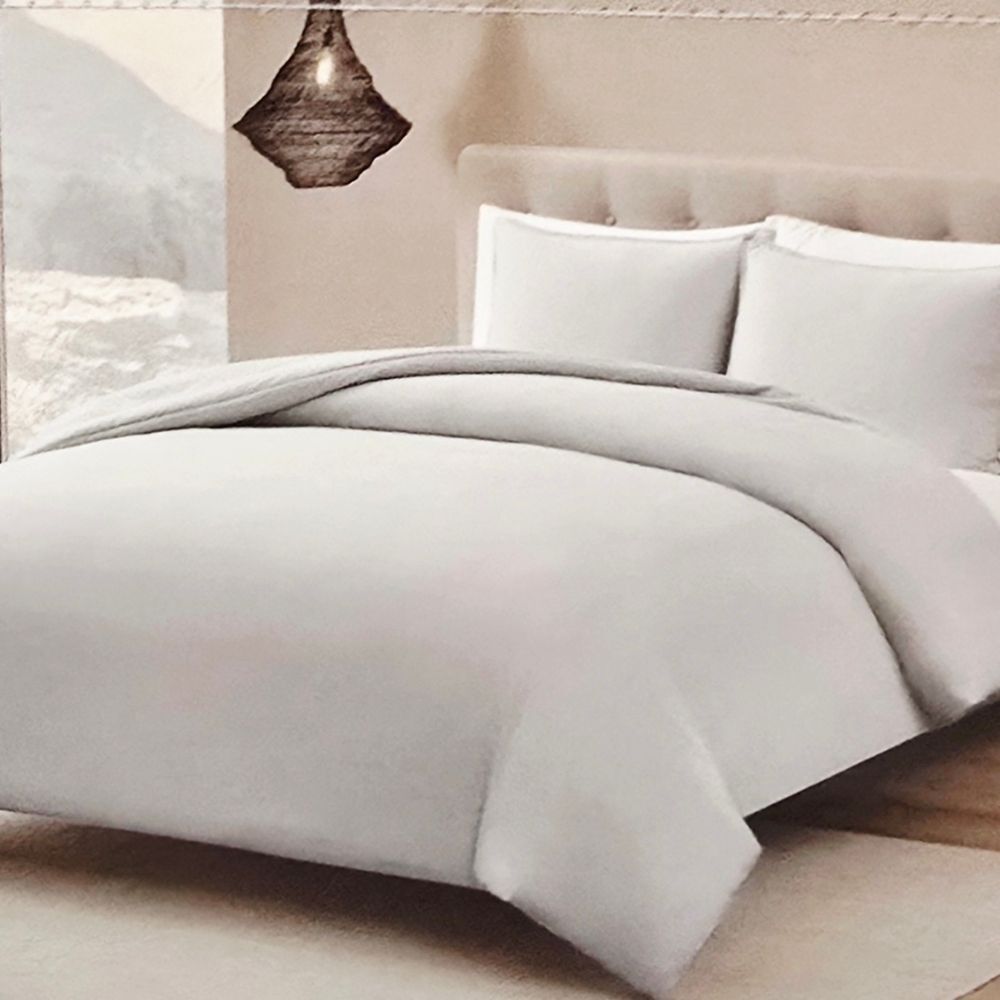 Koolaburra By Ugg Oasis Cooling Technology  Full/Queen Comforter Set- Light Grey